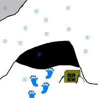 Funny cache doodle
